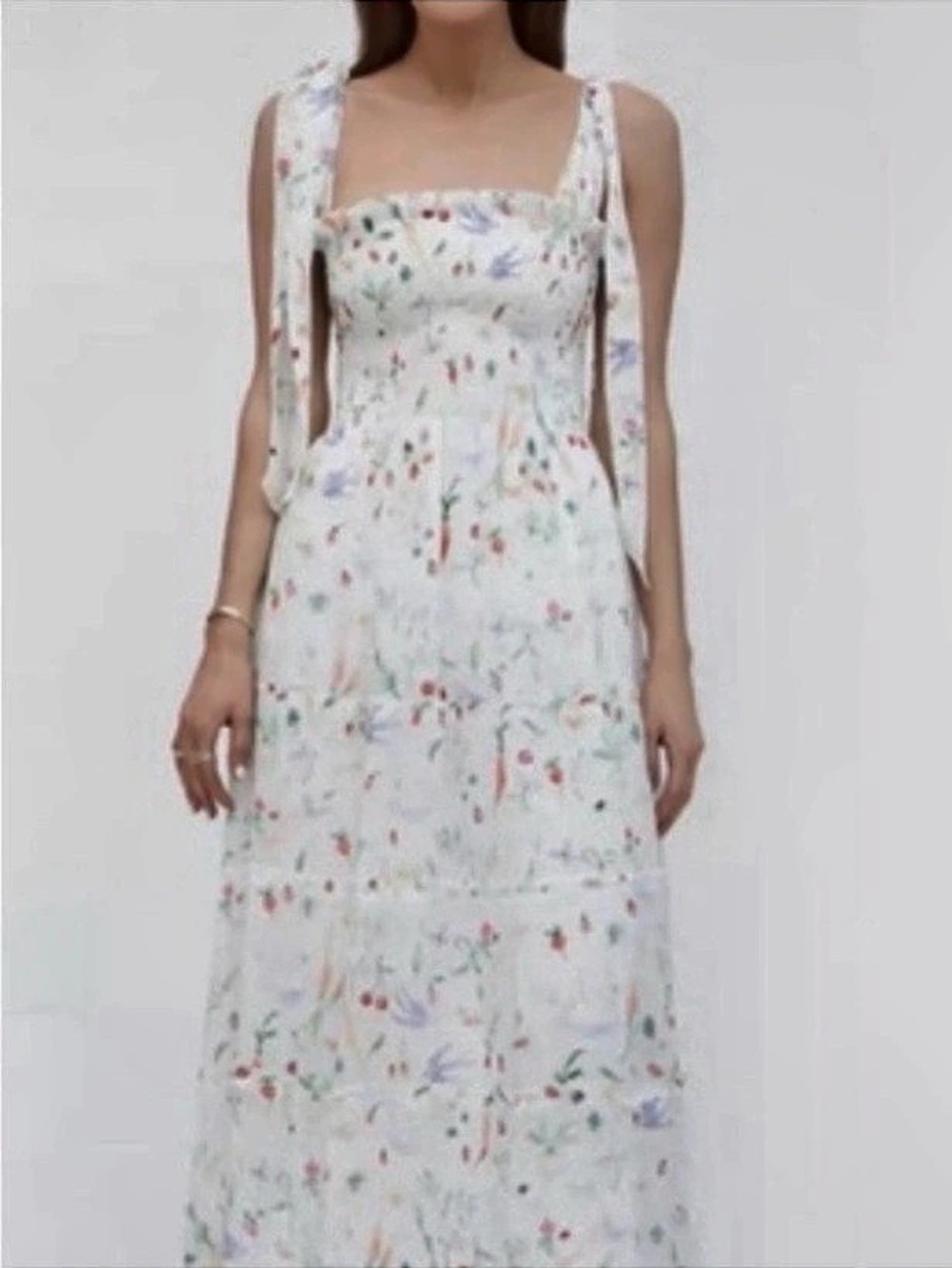 Hill House Ribbon Ellie Nap Dress in Susannah Garrod Veggie Botanical